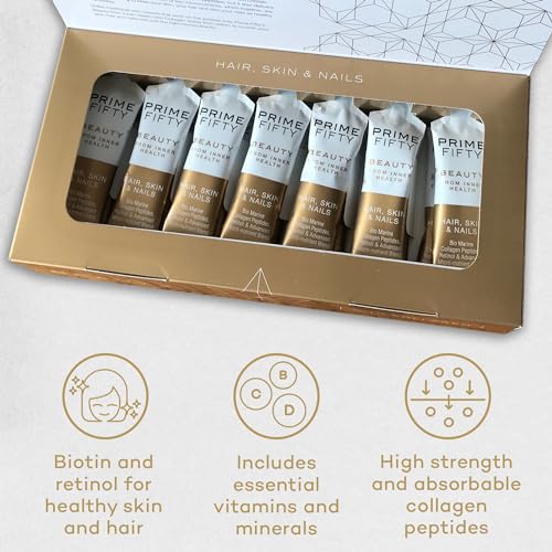 Prime Fifty Liquid Collagen 5,000mg, 14 x 15ml Sachets – Passion Fruit Flavour FutureYou Cambridge Au supplements