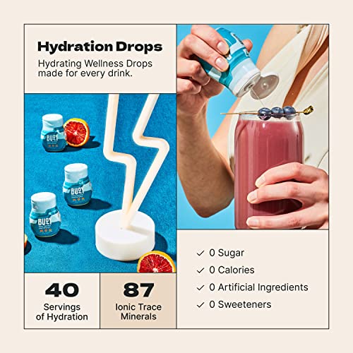 Buoy Electrolyte Drops | 120 Servings | No Sugar, No Sweeteners | Dietitian Recommended Buoy Au supplements