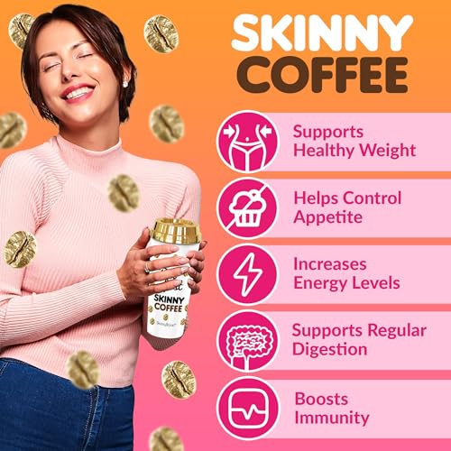 Skinny Boost Skinny Coffee- (Unflavored) Instant Sticks Made with Arabica Coffee, Garcinia SkinnyBoost Au supplements