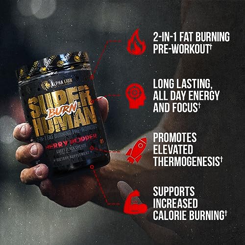 ALPHA LION Superhuman Burn 2-in-1 Metabolism Booster Pre Workout ALPHA LION Au supplements