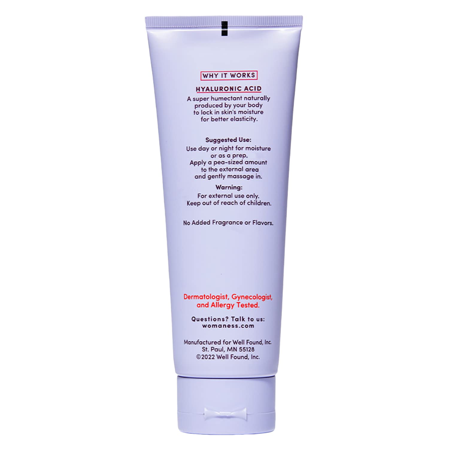Womaness Daily V Soothe External Gel Moisturizer - Hyaluronic Acid Moisturizer Womaness Au supplements