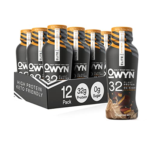 Pro Elite Vegan Plant-Based High Protein Keto Shake, No Nut Butter Cup, Zero Sugar OWYN Only What You Need Au supplements