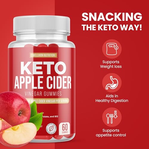 Wellvion Keto ACV Gummies for Weight Loss Support - Advanced Formula (1000mg) Wellvion Nutrition Au supplements