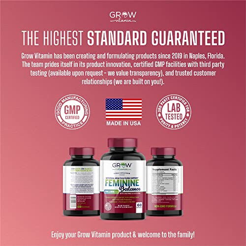 Feminine Balance Complex | Candida Support | Oregano & Caprylic Acid Blend grow vitamin Au supplements