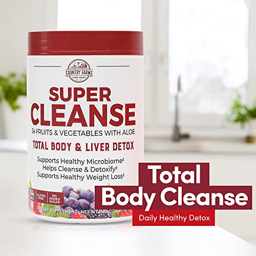 COUNTRY FARMS Super Cleanse, Super Juice Cleanse, Supports Healthy COUNTRY FARMS Au supplements