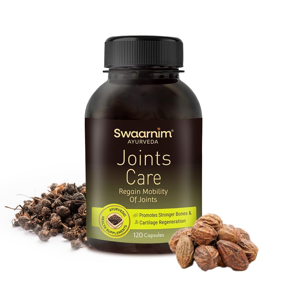 Swaarnim Joints Care - Enriched with Arjuna & Natural Herbs - Joint Health Supplement 100% Natural, No Added Chemicals - 120 Capsules Swaarnim Au supplements