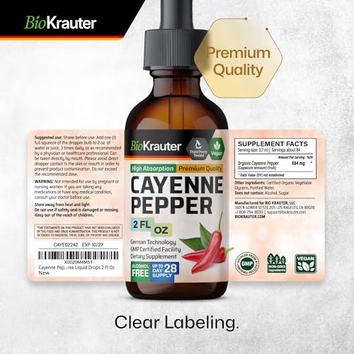 MAUWE HERBS Cayenne Pepper Supplement - Organic Cayenne Pepper Tincture MAUWE HERBS Au supplements