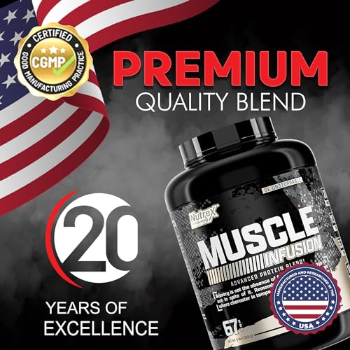 Nutrex Research Whey Protein Powder, Vanilla Muscle Infusion Whey Isolate w/EAA Nutrex Research Au supplements