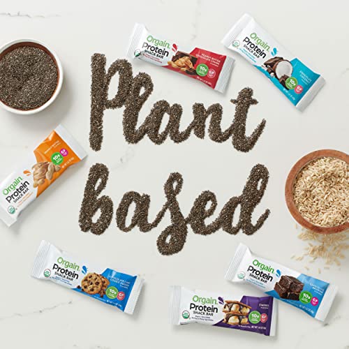Orgain Organic Vegan Protein Bars, Peanut Butter - 10g Plant Based Protein Orgain Au supplements