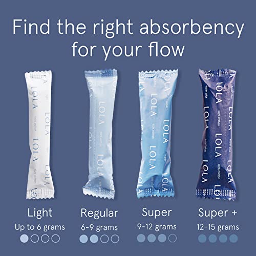 LOLA Organic Cotton Tampons, 60 Count - Super Plus Tampons, Period Feminine Hygiene Products LOLA Au supplements