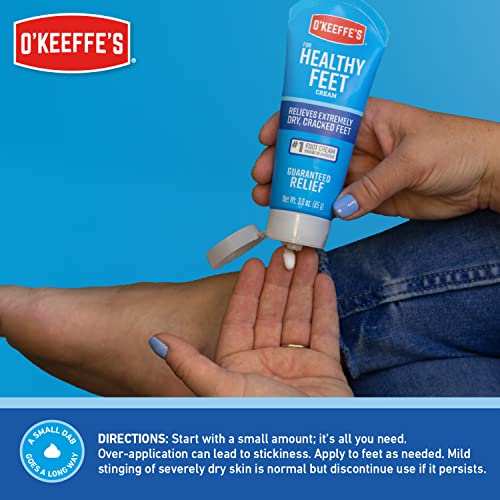 O'Keeffe's for Healthy Feet Foot Cream, Guaranteed Relief for Extremely Dry, Cracked Feet O'Keeffe's Au supplements