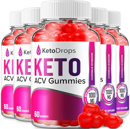 (5 Pack) Keto Drops ACV Gummies - Drops Keto Plus ACV Advanced Formula Gummies RillvoAU supplements