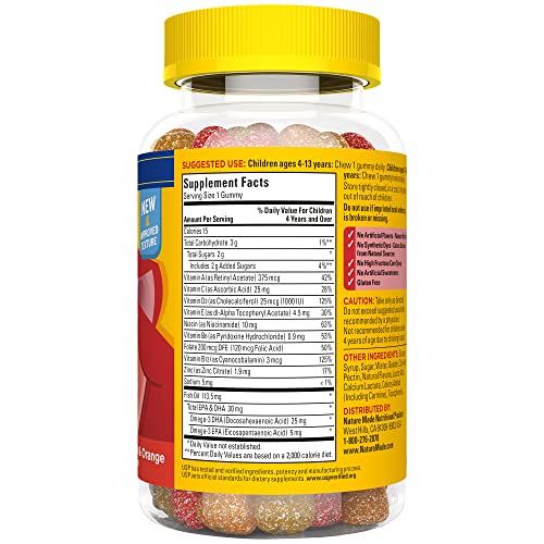 Nature Made Kids First Multivitamin with Omega-3, Kids Gummy Multivitamins with Vitamins and Minerals for Nutritional Support, 70 Gummies Nature Made Au supplements