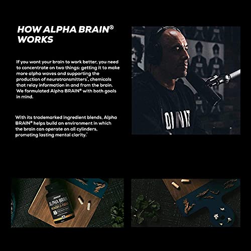 ONNIT Alpha Brain (60ct) - Over 1 Million Bottles Sold - Premium Nootropic Brain Supple ONNIT Au supplements