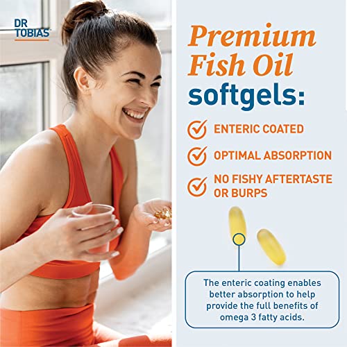 Dr. Tobias Omega-3 Fish Oil, Triple Strength, Supports Brain & Heart Health, 2000 mg Dr. Tobias Au supplements
