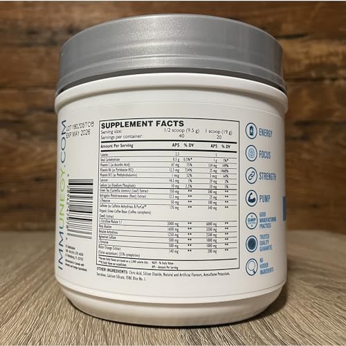 IMMUNEGY - PRE-Sport Performance Pre-Workout Formula (Blue Raspberry Delight) IMMUNEGY Au supplements