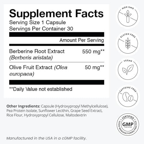 humanN SuperBerine – High Absorbency, Concentrated Dose Formula with Clinically humanN Au supplements