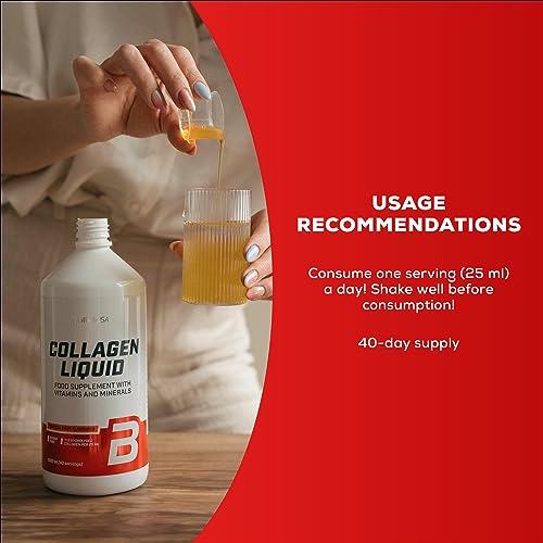 BioTechUSA Collagen Liquid, Flavored Dietary Supplement Drink with Collagen, Vitamins BioTechUSA Au supplements
