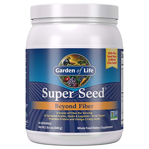 Garden of Life Super Seed - Vegetarian Whole Food Fiber Supplement with Protein and Omega 3 Garden of Life Au supplements