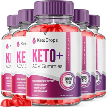 (5 Pack) Keto Drops ACV Gummies, Ketodrops Keto ACV Gummies Advanced Weight Loss Fyvus Au supplements