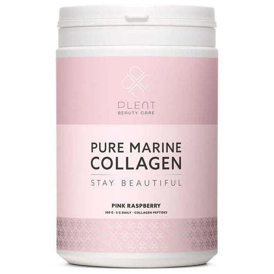 Plent Pure Marine Collagen Pink Raspberry - Stay Beautiful - 5G Daily - Collagen Peptides - 300g PlentAU supplements