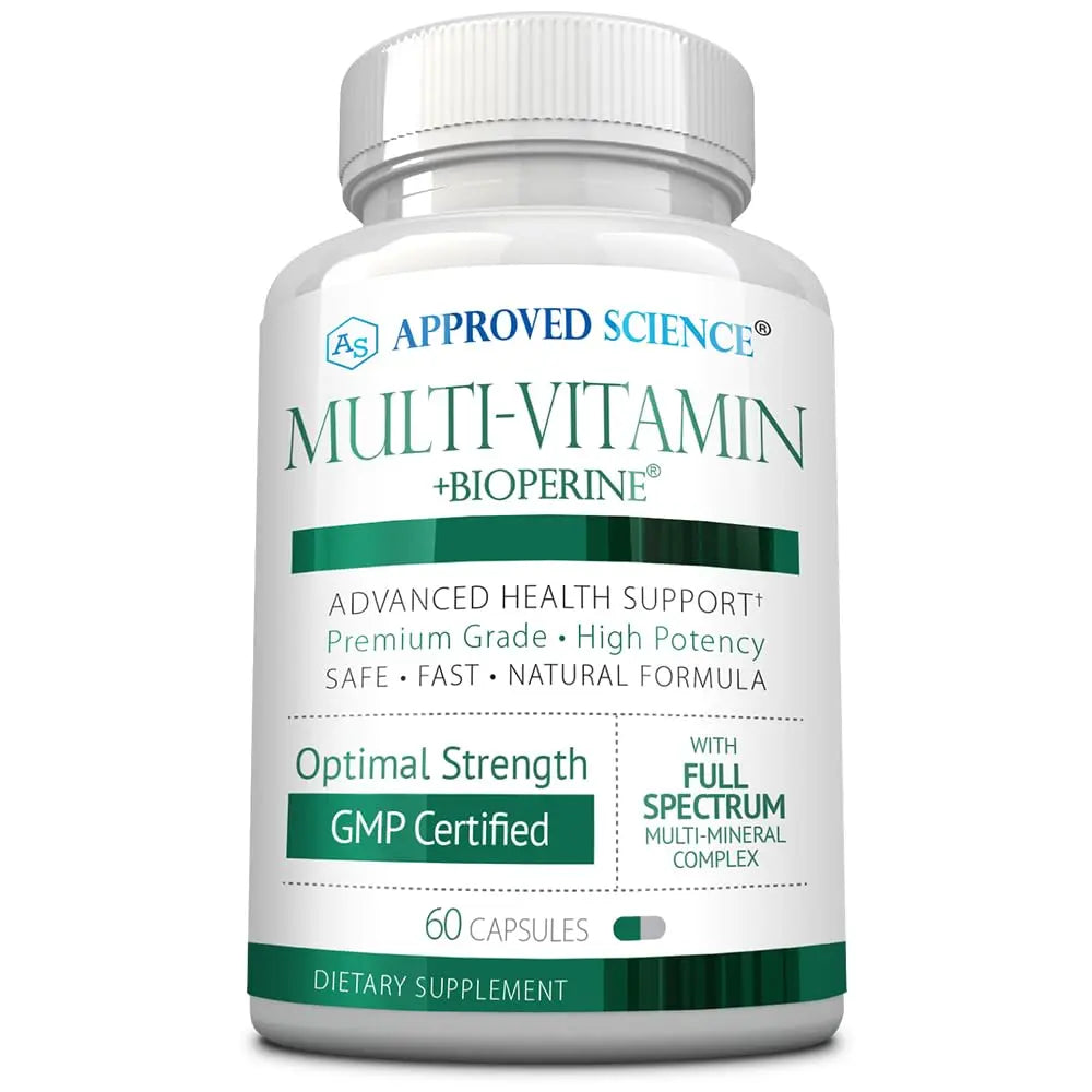 Approved Science Multi-Vitamin - with Full-Spectrum B-Vitamins, Green Tea, Lutein, Lycopene, Zeaxanthin, BioPerine Approved Science Au supplements