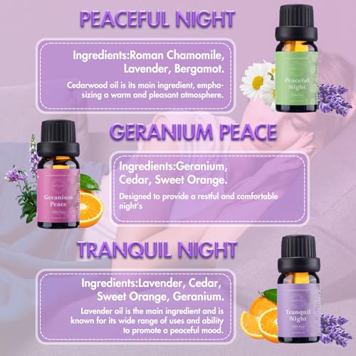 WECONA Essential Oils for Diffusers For Home - Dreamland Slumber Aromatherapy Oils Set WECONA Au supplements