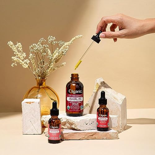 Cliganic Organic Argan Oil for Hair, Face & Skin (1oz) - 100% Pure, Cold Pressed Cliganic Au supplements