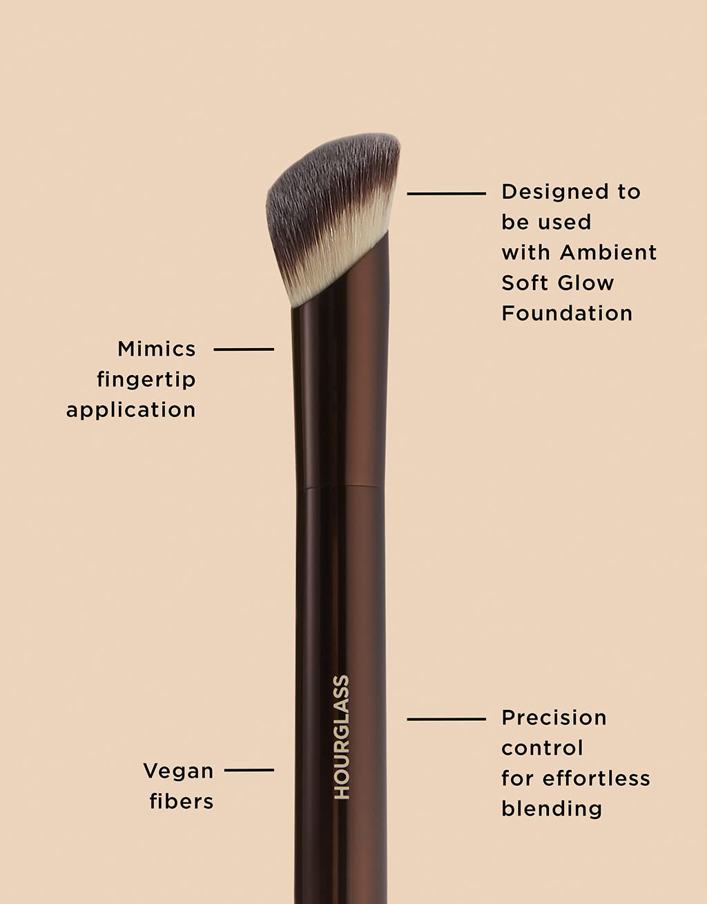 Hourglass Ambient Soft Glow Foundation Brush HOURGLASS Au supplements