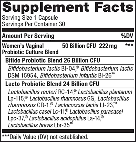 Renew Life Women's Probiotic Capsules, 50 Billion CFU Guaranteed, Supports pH Balance Renew Life Au supplements