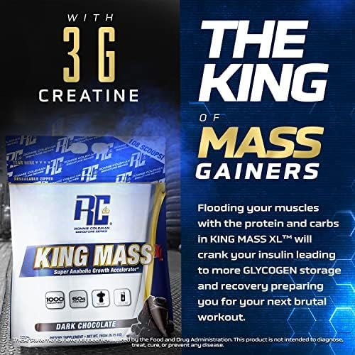 Ronnie Coleman Signature Series King Mass XL Mass Gainer Protein Powder, Muscle Gaine Ronnie Coleman Signature Series Au supplements