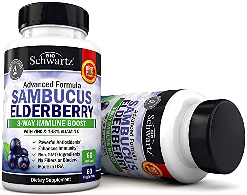 Elderberry with Zinc and Vitamin C for Adults - Immune Support Vitamins BioSchwartz Au supplements