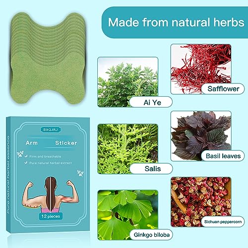 Mugwort Patch - Natural Herbal Patch for Women and Men (12) BXQJRJ Au supplements