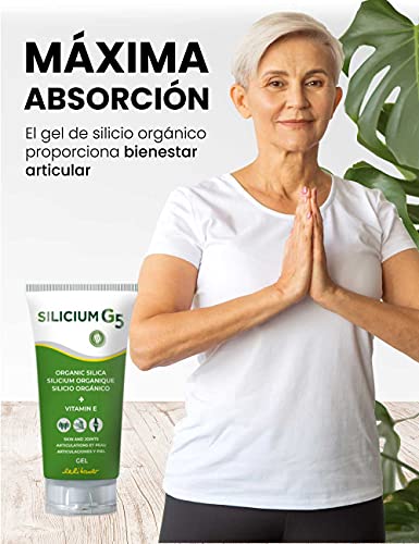 SILICIUM G5 Gel | Transdermal Silica Supplement for Skin Application and Dermal Absorption SILICIUM G5 Au supplements