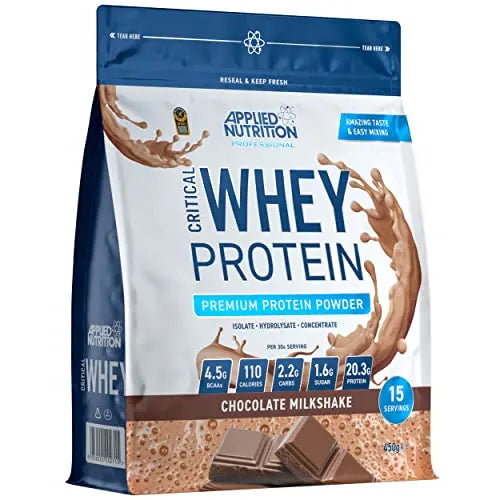 Applied Nutrition Critical Whey Protein Powder 450g - High Protein Powder, Protein Milkshake Applied NutritionAU supplements