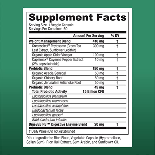 Physician's CHOICE Probiotics for Weight Management & Bloating - 6 Probiotic Strains Physician's CHOICE Au supplements