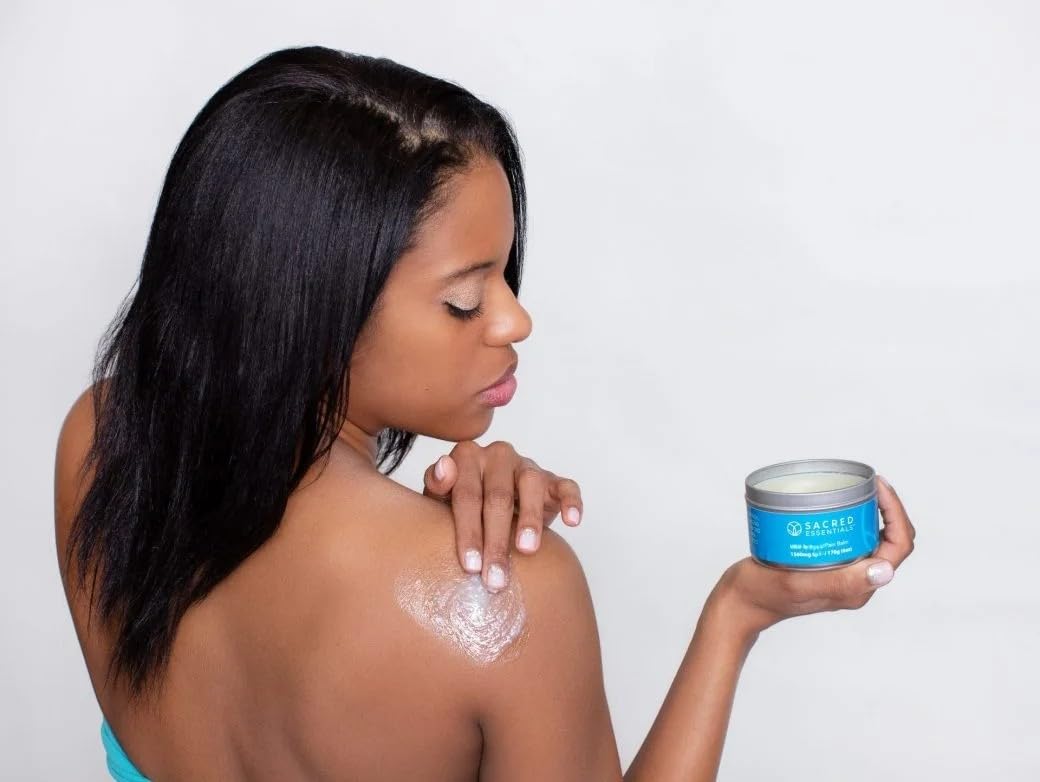 Sacred Essentials™ Extra Strength Hemp Cream, 6 oz, 1500 mg - Ideal for Muscles, HIPS, Joints, Neck, Back, Elbows, Fingers, Hands, and Knees. Made in USA Sacred Essentials Au supplements