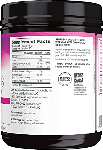 NeoCell Super Collagen Powder, Collagen Plus includes Vitamin C & Hyaluronic Acid NeoCell Au supplements