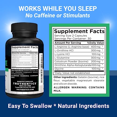TRUTHENTICS Night Metabolism Booster for Men & Women - Night Time Fat Burner TRUTHENTICS Au supplements