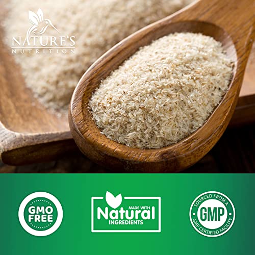 High Absorption Psyllium Husk Capsules 1450mg, Natural Soluble Fiber Supplement Non-GMO Nature's Nutrition Au supplements