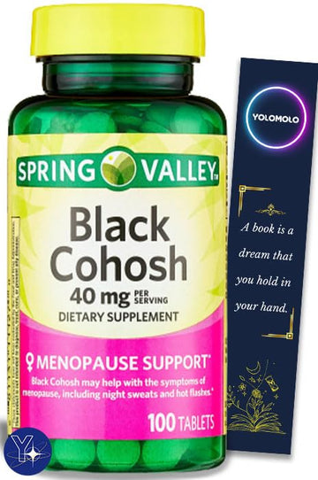 Black Cohosh Menopause Support Dietary Supplement Tablets Spring Valley YOLOMOLO Au supplements