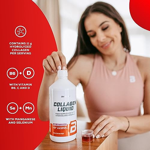 BioTechUSA Collagen Liquid, Flavored Dietary Supplement Drink with Collagen, Vitamins BioTechUSA Au supplements
