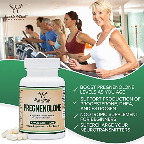 Pregnenolone 100mg per Serving (Converted to Progesterone to Boost Progesterone Double Wood Supplements Au supplements