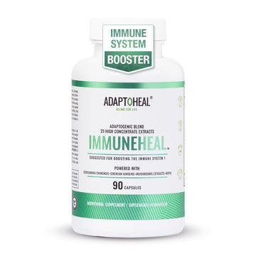 ADAPTOHEAL - Immuneheal – Adaptogen, Immune System Booster Supplement with Schisandra Chinensis, Ginseng and Mushroom Extract (90 Capsules) ADAPTOHEAL Au supplements
