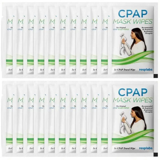 resplabs CPAP Mask Cleaning Wipes - Unscented, Alcohol-Free Cleaner RespLabs Medical Inc.AU supplements