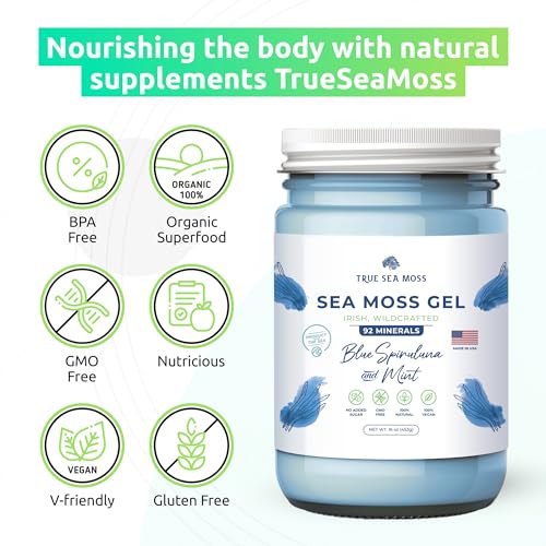 TrueSeaMoss Wildcrafted Irish Sea Moss Gel – Nutritious Raw Seamoss Rich in Minerals TrueSeaMoss Au supplements