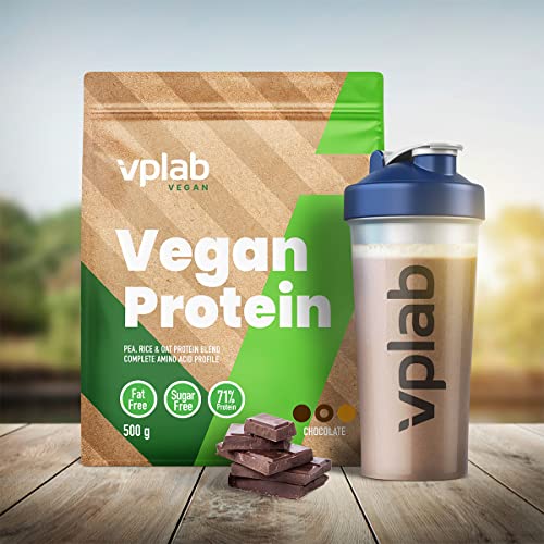 VPlab Vegan Protein Powder 500g - 16 Servings, 100% Plant Based and Natural Vegan Protein Shake vplab nutrition Au supplements