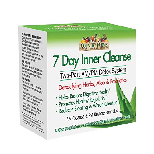 COUNTRY FARMS 7 Day Inner Cleanse, AM/PM Detox System, Detoxifying Herbs COUNTRY FARMS Au supplements