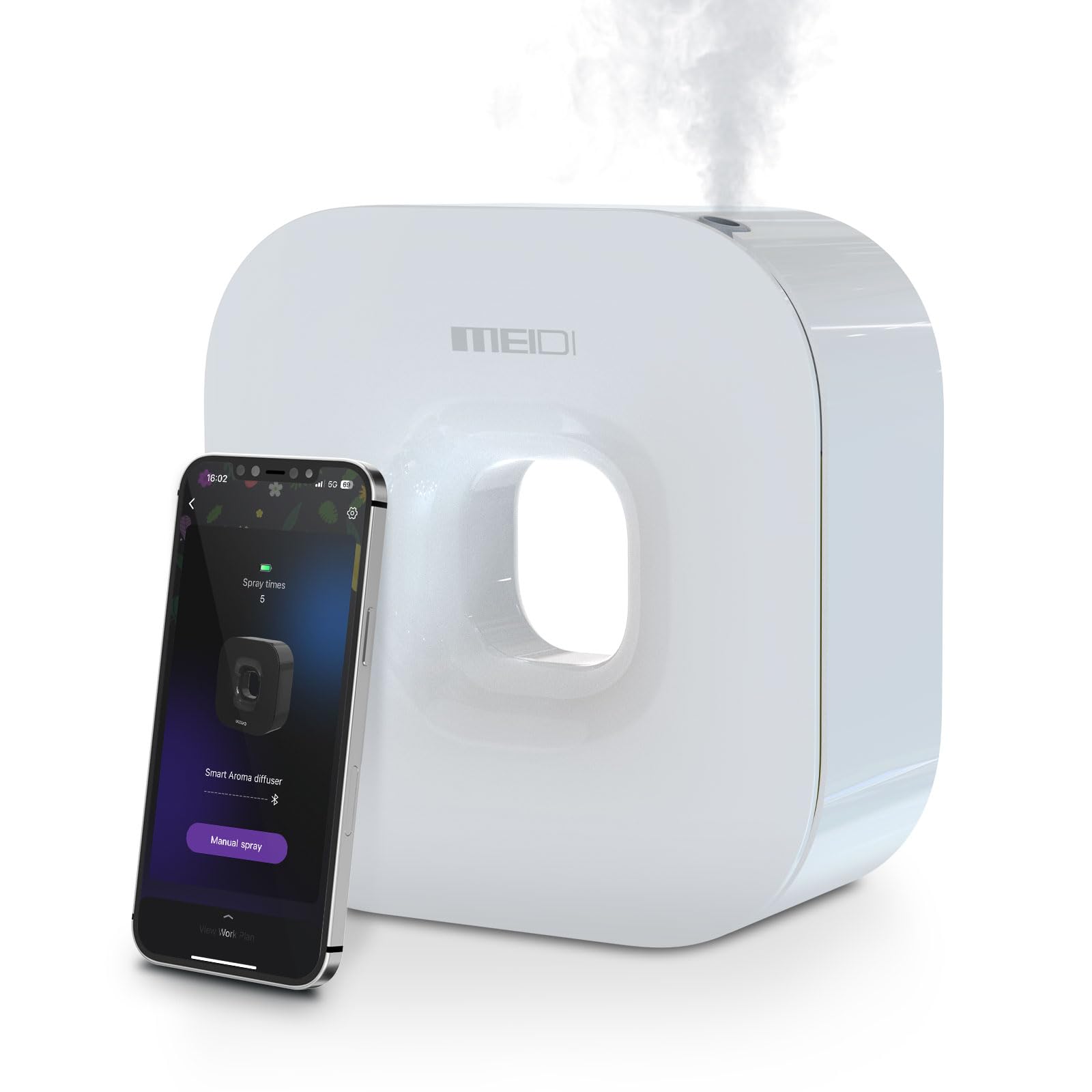 MEIDI Waterless Essential Oil Diffuser - Bluetooth Cordless Aromatherapy Diffuser with App Control MEIDI Au supplements