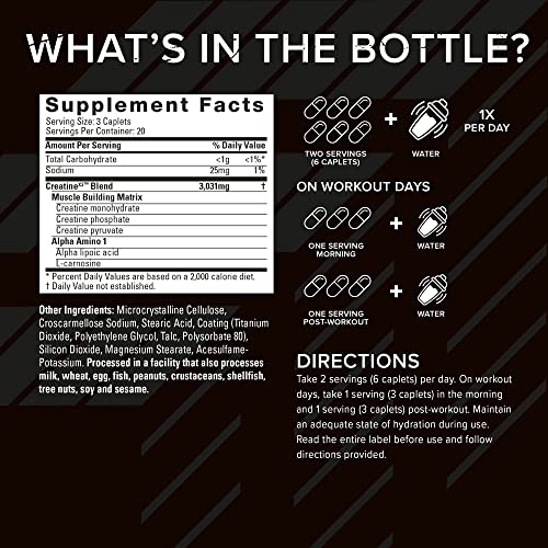 Six Star Creatine Pills Post Workout X3 Creatine Capsules | Creatine Monohydrate Blend Six Star Au supplements